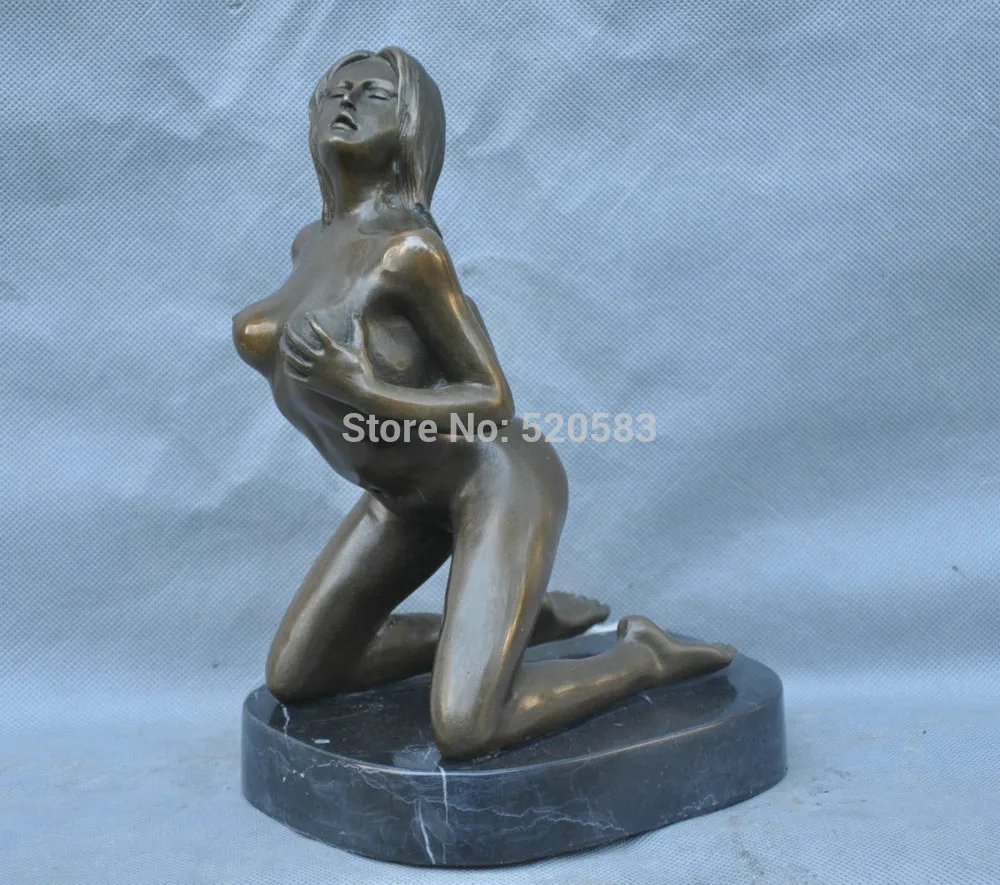 10 "Бронзовая женская красота обнаженная сексуальная скульптура|statue sexy|statue