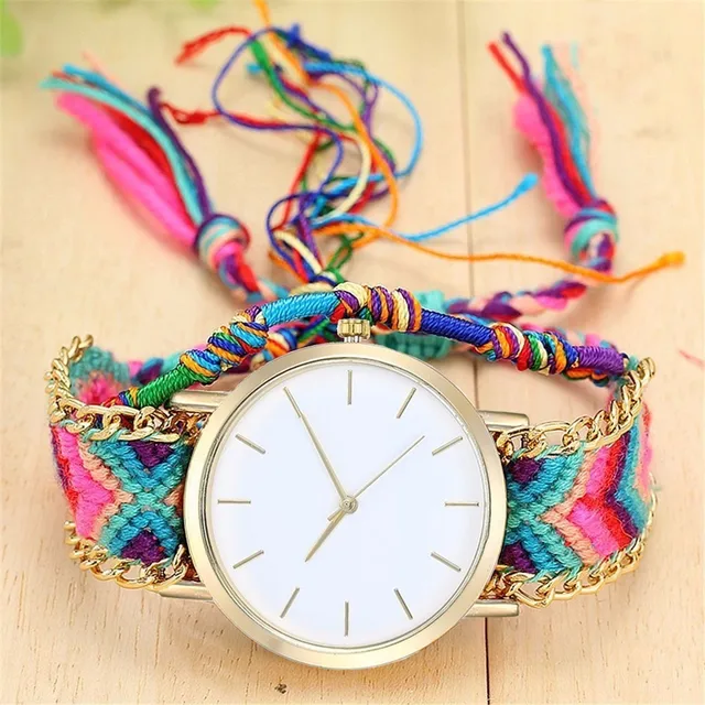 Di Modo Handmade Intrecciato Amicizia Bracciale Orologi Da Donna Orologi Vigilan Di Modo Handmade Intrecciato Amicizia Bracciale Orologi Da Donna Orologi Vigilan