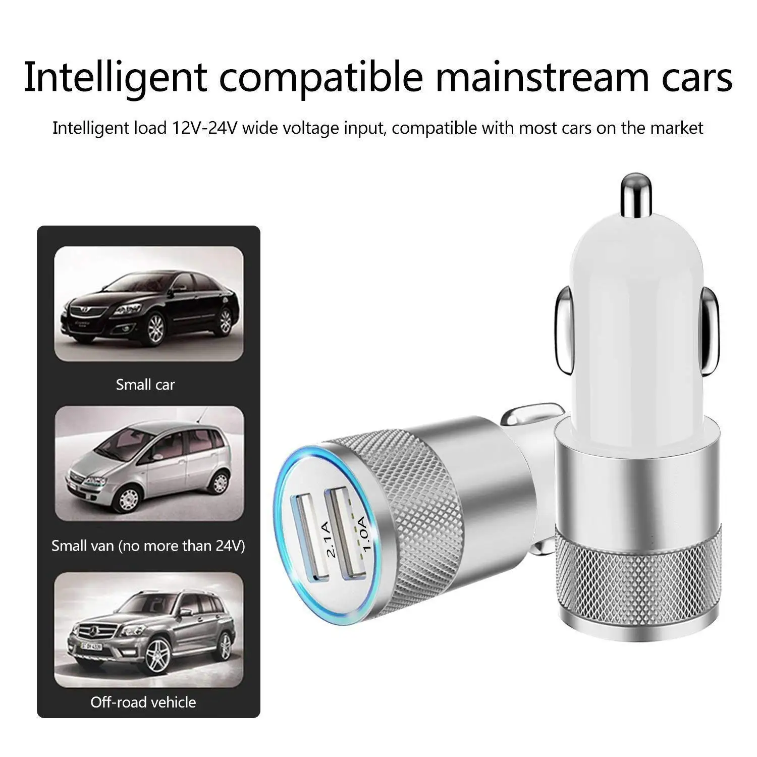 USB Автомобильное зарядное устройство адаптер питания быстрое автомобильное со