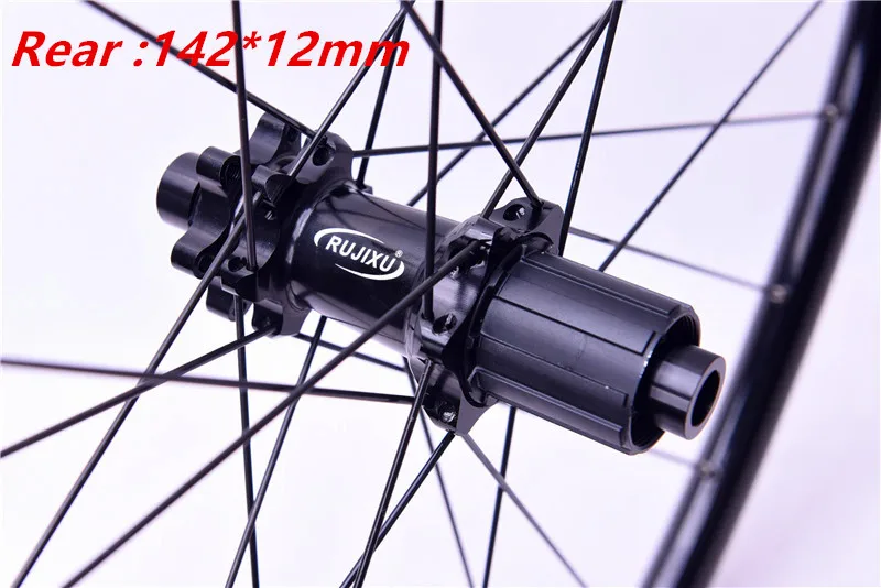 Eixo 142*12 мм MTB горный велосипед 29 27,5 26er Seis Furos Disco Roda de bicicleta freio CR 24 H 11 Apoio Velocidade Rodado Aro