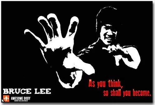 

Bruce Lee Motivational Quote 9style Art Wall Decor Silk Print Poster