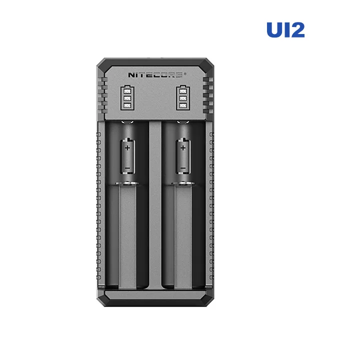 NITECORE UI1 UI2 Портативный USB Li-Ion Батарея Зарядное устройство совместимо с 26650 20700 21700 18650 16340 14500 Батарея - Цвет: NITECORE UI2