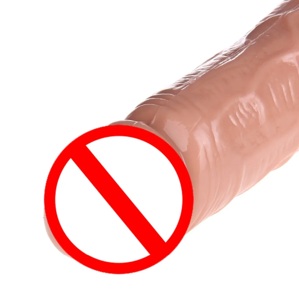 19cm Huge Dildo Super Soft Silicone Speed Big Dildo Vibrator realistic penis with suction cup sex toys for woman sex toys