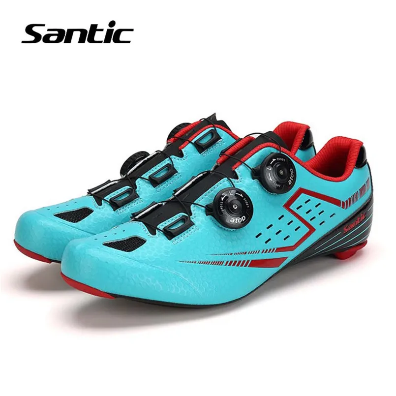 Santic 2018 Cycling font b Shoes b font Men Road Bike font b Shoes b font