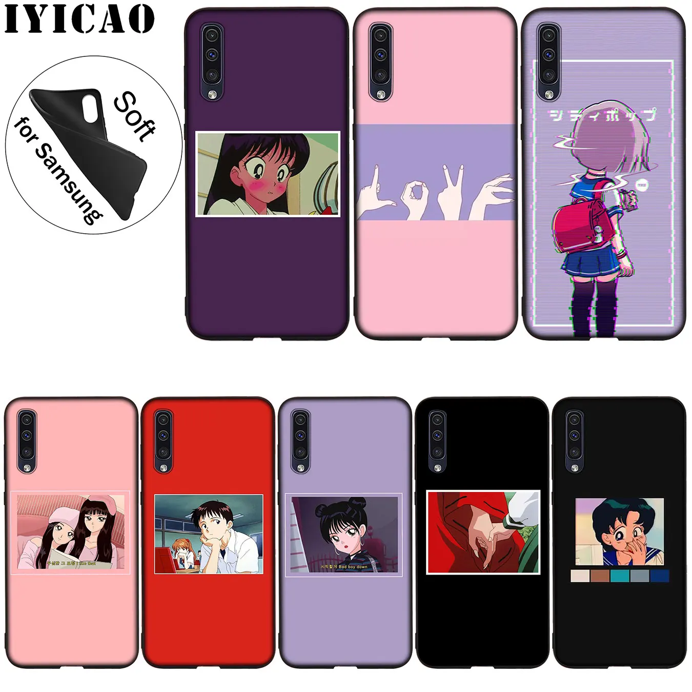 Мягкий силиконовый чехол для Samsung Galaxy A70 A60 A50 A40 A30 A20 A10 A50S A40S A30S A20E A10S |