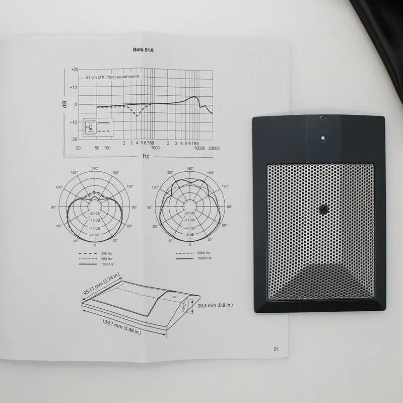 Высокое качество бета 91A! Проводной полукардиоидный бета микрофон Конденсатор проводной бурнарный микрофон бета 91 микрофон