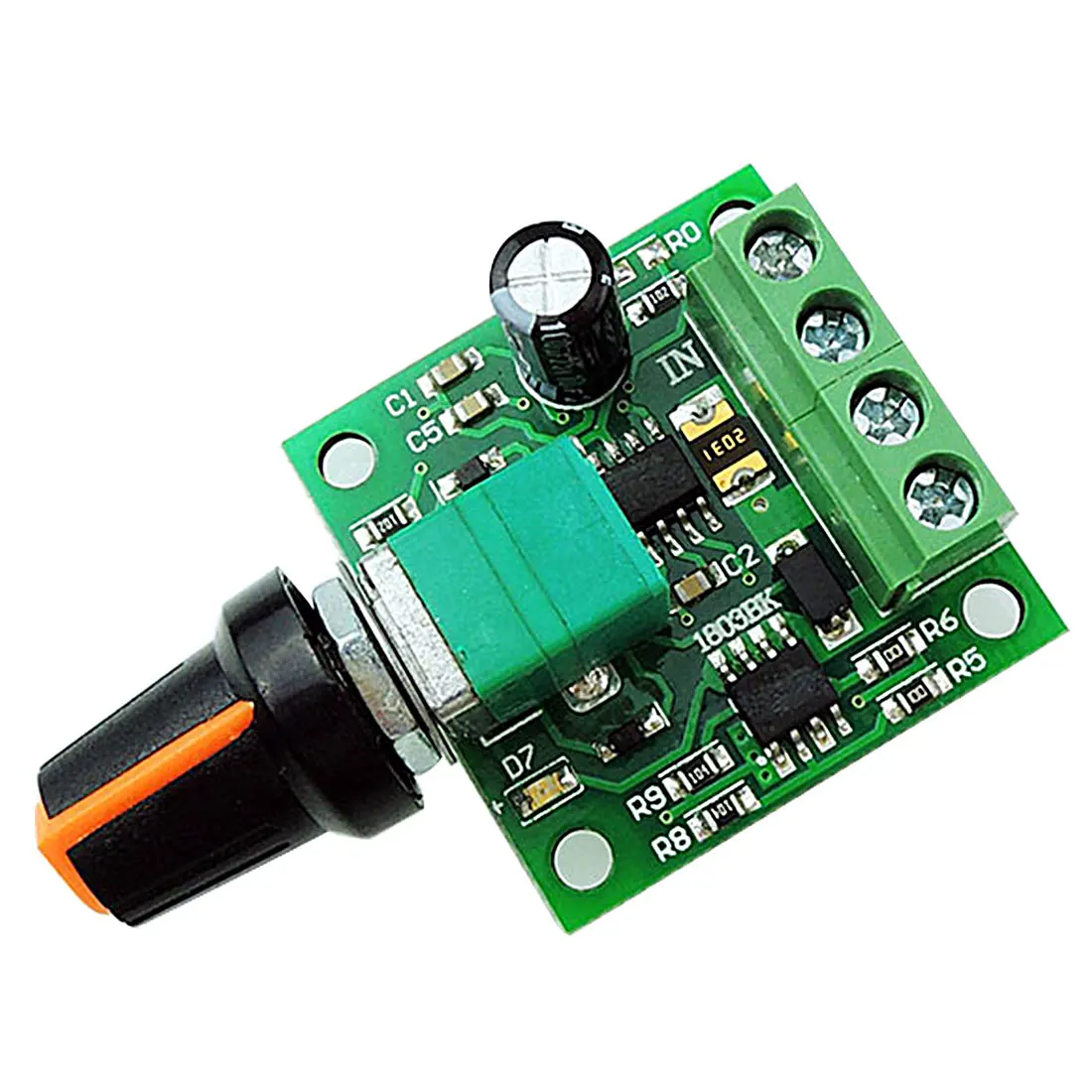 

Hot 1PC DC New 1.8V 3V 5V 6V 12V 2A Low Voltage Motor Speed Controller PWM High Quality