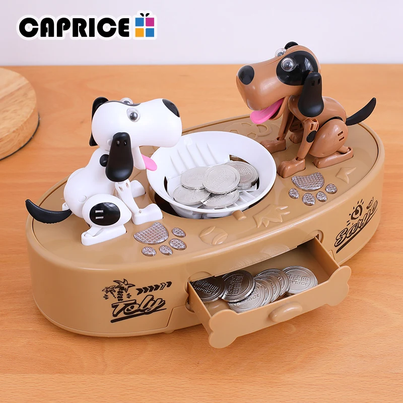 Dog Money Box Digital Coin Piggy Bank Electronic Money Saving Boxes
