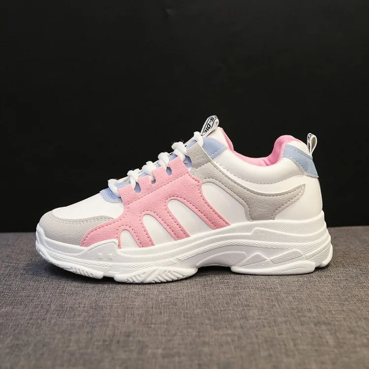 

Summer and Autumn New Style Shallow-mouth Fashion Sneaker Casual Light-mouth Women's Lace-up Shoes