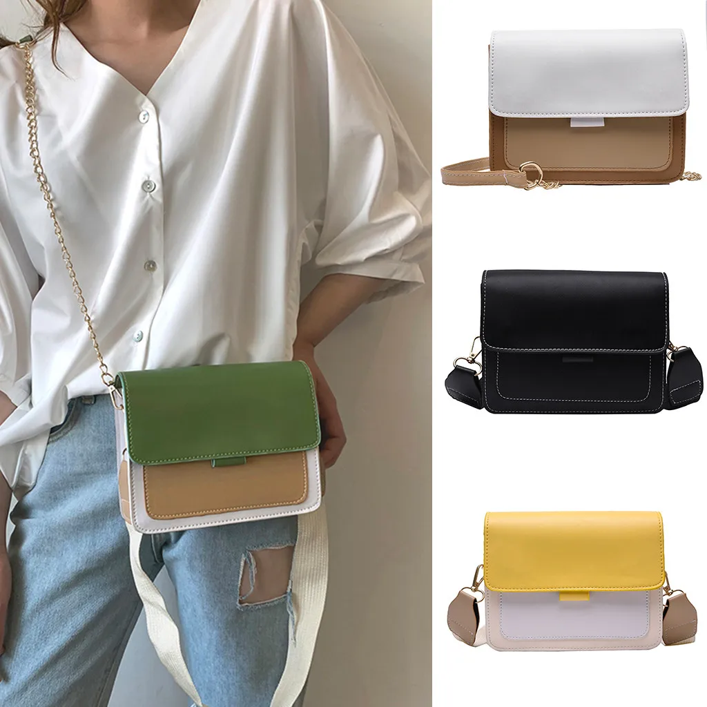 

New Women Wild Messenger Bags One-Shoulder Small Square Bag Bucket Bags Burlap Square Messenger Bags *2