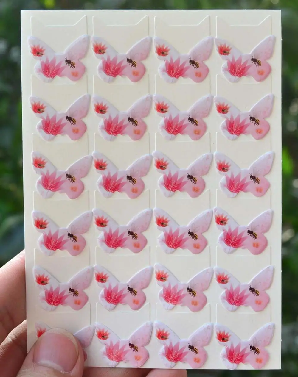 Новое поступление горячая Распродажа Мультяшные милые наклейки-уголки для фото для DIY детского фотоальбома или альбома для скрапбукинга 24 шт/лист - Цвет: Pink