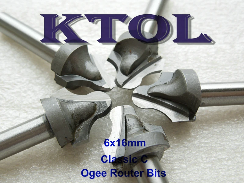 

6x16mm C Ogee 3D Engraving Tools CNC Carving Router Bits Cutters for Wood Cutting/Milling/Beveling/Chamfering 5pc Free Shipping