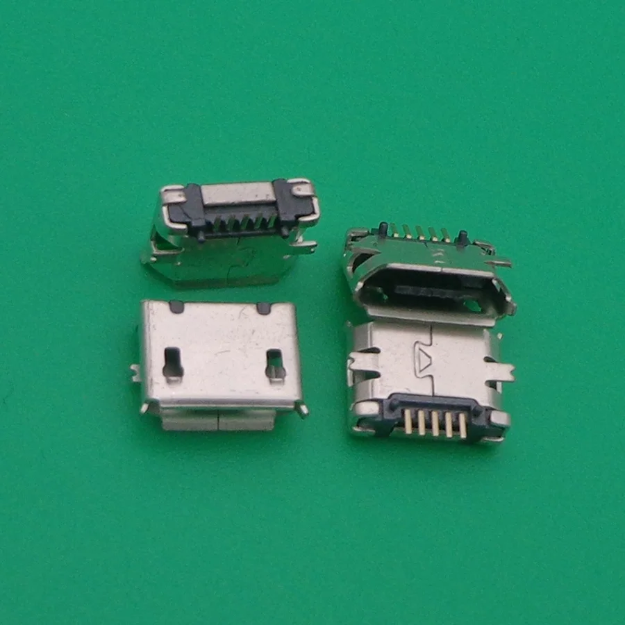 

50X Best price Mini Micro USB Jack connector for OPPO X907/Nokia 5800 E71mobile phone tablet pc long 5-pin