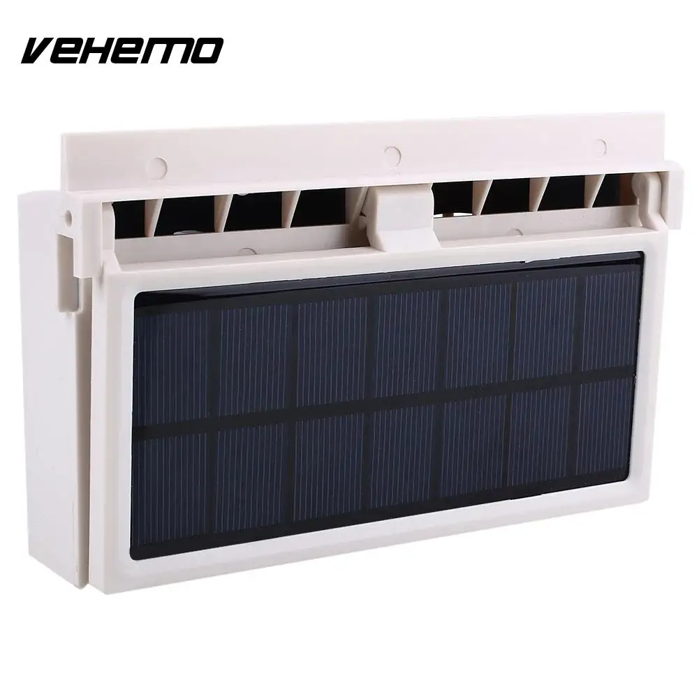 Vehemo Mini Solar Power Car Air Vent Fan Air Conditioner font b Battery b font Can