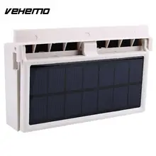 Vehemo Mini Energía Solar Car Air Vent Ventilador Del Aire Acondicionado De La Batería Puede Suministrar Energía