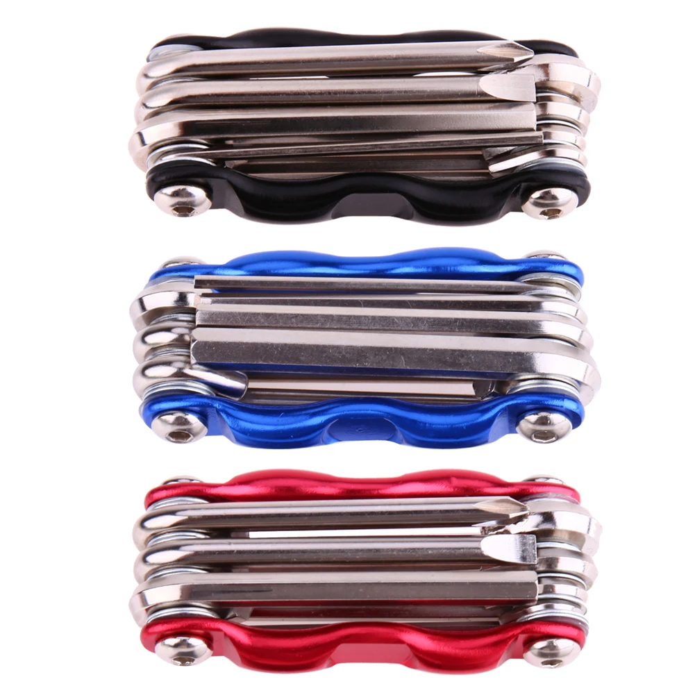 

7 in1 Bike Bicycle Repair Tool Kit Hex Wrench Set cross slotted Screwdriver Tool Bicicleta Bicycle Cycling Repairing Tools Steel