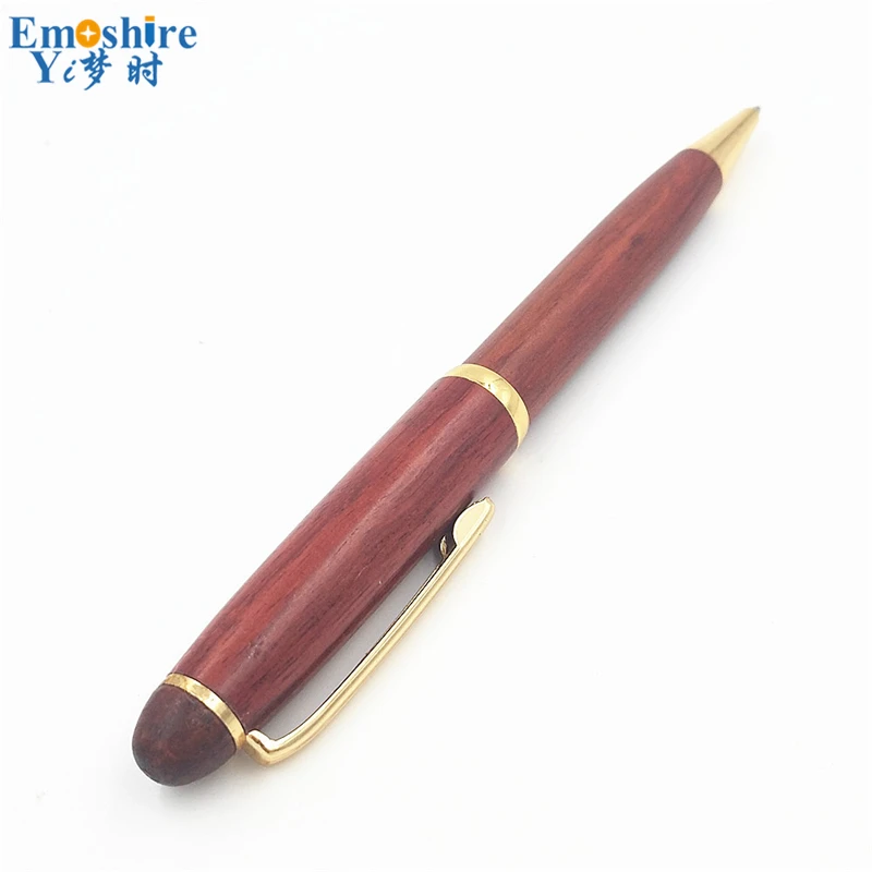 Emoshire Rosewood ball - point pen wood ball - point pen students complete practical gifts free design spot wholesale (3)