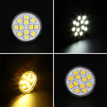 GU4 MR11 светодиодный Spotlight DC 12 V 0,72 W 5050 SMD 12 светодиодный лампы энергосберегающие светодиодный пятно света лампы Холодный/теплый белый