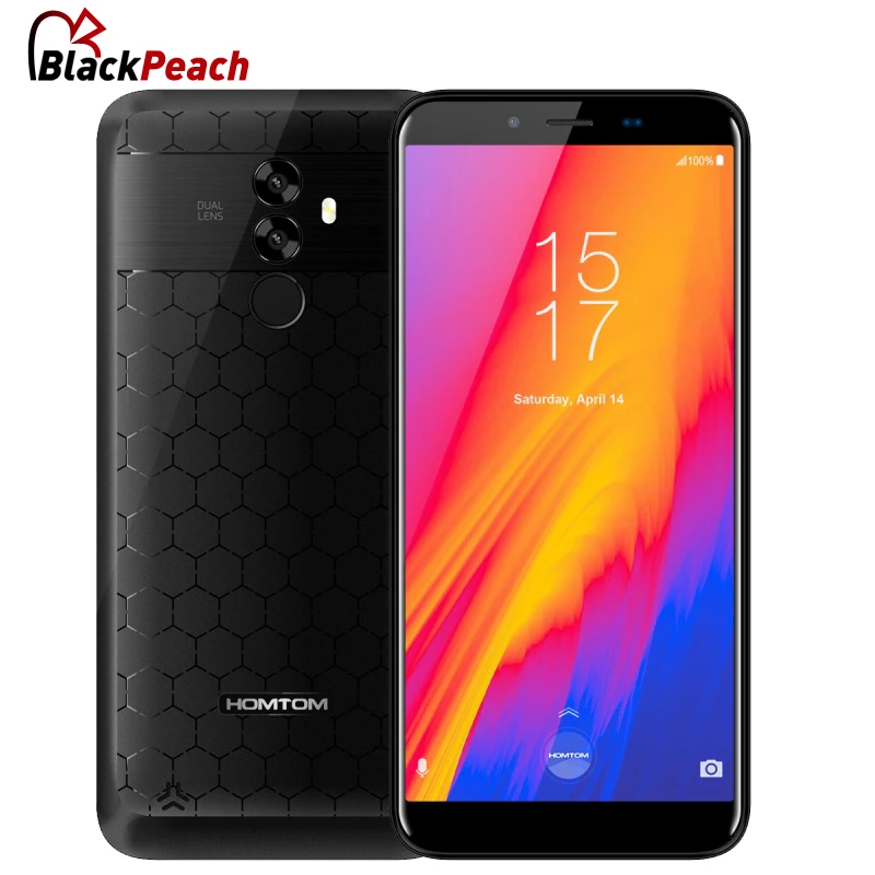 

HOMTOM S99 Mobile Phone Android 8.0 5.5" Incell HD+ 18:9 MTK6750 Octa Core 4GB RAM 64GB ROM 6200mAh 16MP Face ID OTG Smartphone