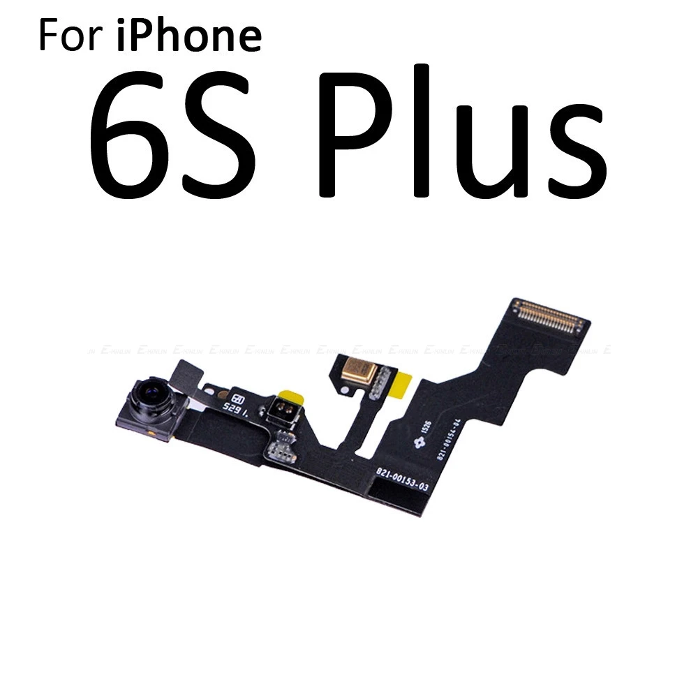 Новинка, для iPhone 4, 4S, 5, 5S, SE, 5C, 6, 6S Plus, маленькая фронтальная лицевая камера, гибкий кабель с датчиком приближения, светильник, микрофон - Цвет: For iPhone 6S Plus