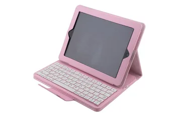 

Removable Wireless Bluetooth Russian/Hebrew/Spanish Keyboard Stand PU Leather Case Cover For Apple Ipad 2 3 4 9.7 inch Tablet