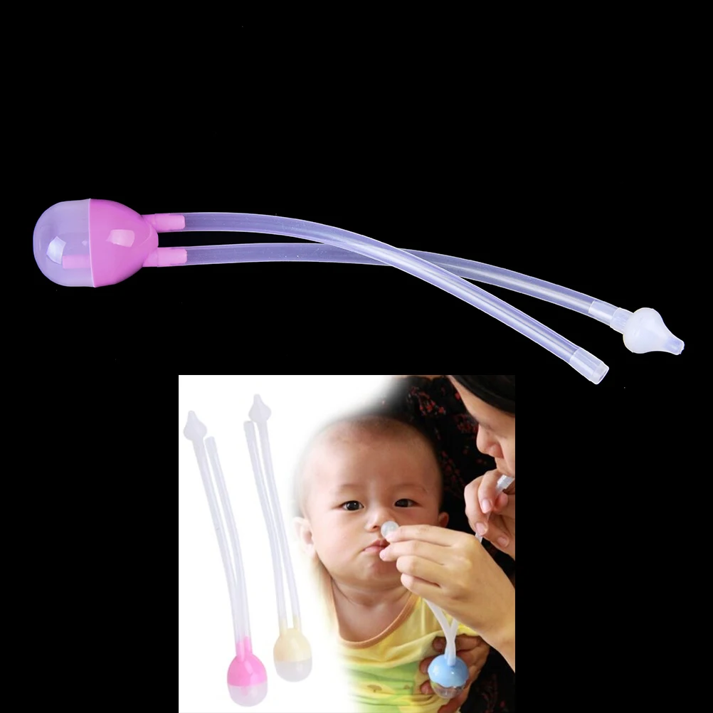 1 шт., Безопасный Очиститель носа для младенцев, удобный Вакуумный аспиратор для всасывания слизи носа, здоровый уход за детьми