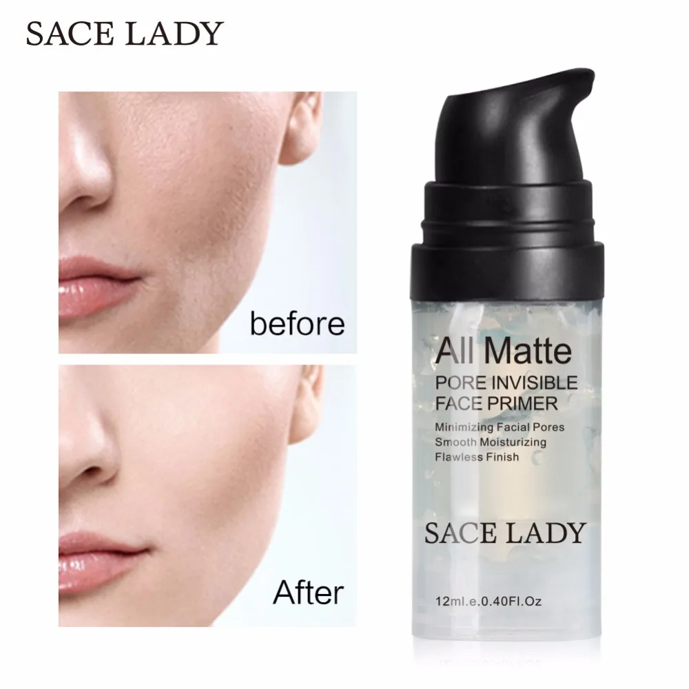 

SACE LADY Face Primer Base Makeup Natural Matte Make Up Foundation Primer Pores Invisible Prolong Facial Oil-control Cosmetic
