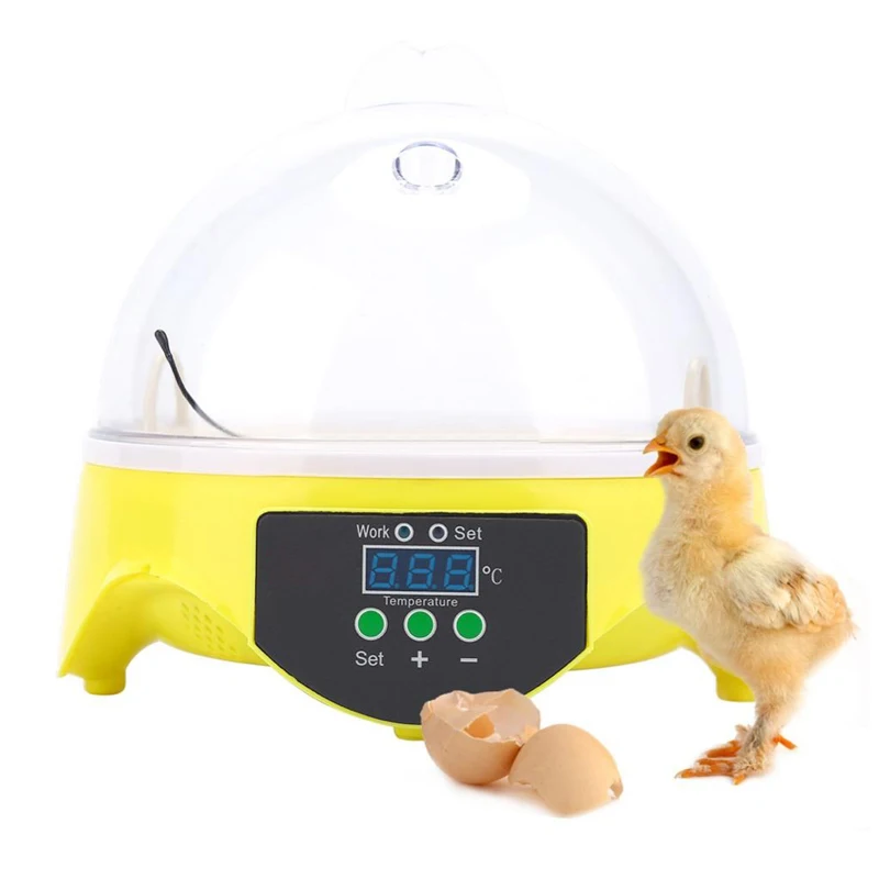 7 Eggs Incubator Chicken Duck Bird Poultry Digital Automatic Hatcher Hatching
