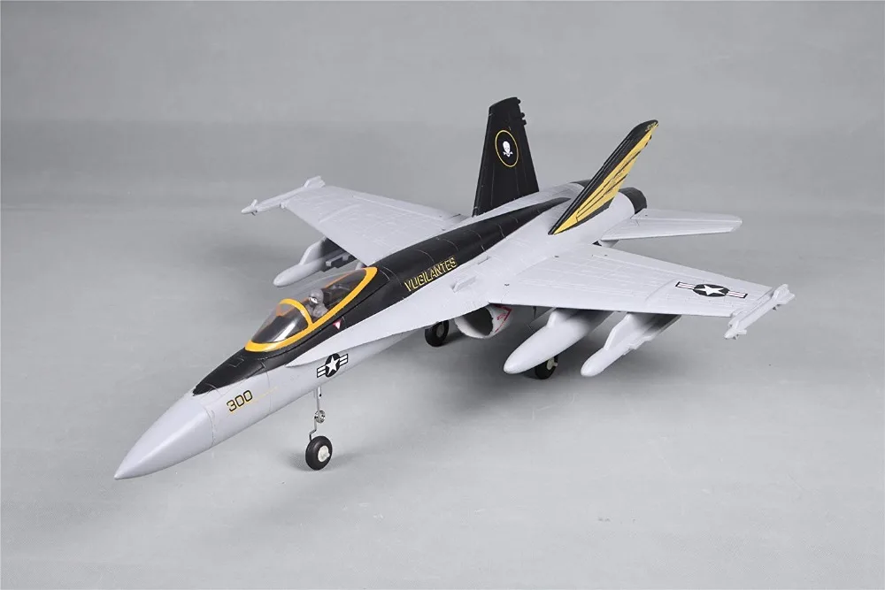 

FMS RC Airplane 64mm F18 F-18 V2 Vigilantes Ducted Fan EDF Jet Grey Scale Warbird Fighter Model Hobby Plane Aircraft Avion PNP