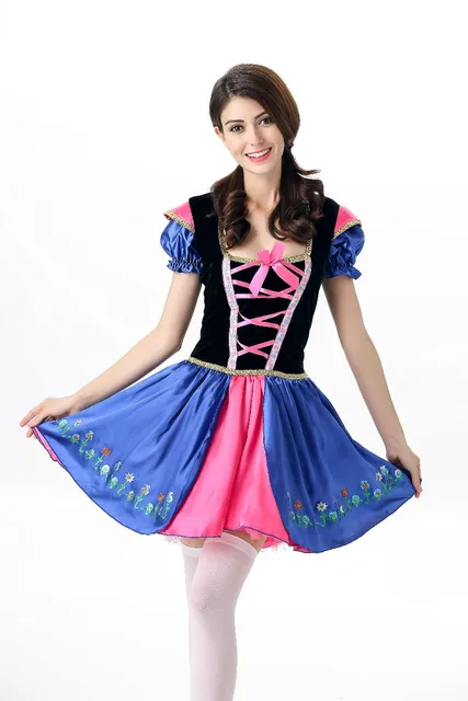 pink blue beer servant costume halloween costume for girls