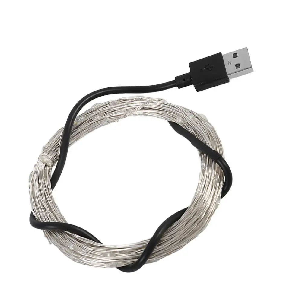 10 м 100 LED медная проволока гирлянда светодиодные сказочные огни для наружной