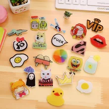 1pc Fashion Korean Style Badges for Girls Boys Food Drink Beauty Icons Pin for Clothes Free Shipping