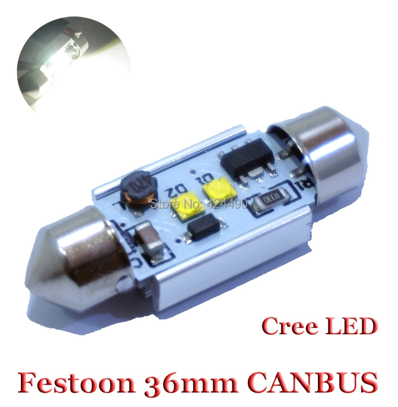 

4PCS X NO ERROR Canbus 14W No Error Free C5W 7W * 2 36mm 39mm Led Festoon Lamps Auto Led -lamps
