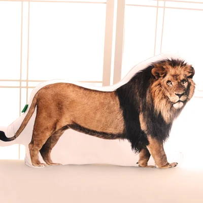 new 3D plush lion pillow doll stuffed lion cushion gift about 63x42cm new 3D plush lion pillow doll stuffed lion cushion gift about 63x42cm