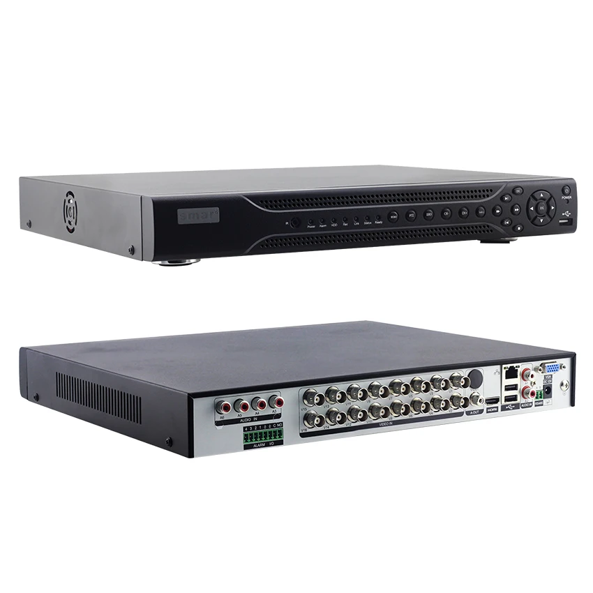 Smar16CH 1080P AHD DVR для ip-камеры H.264 Onvfi 16 каналов 1080P AHDH DVR 3g Wifi сигнал тревоги вход поддержка 2 SATA порт HDD Гибридный DVR