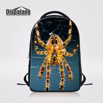 

Dispalang Spider Pattern Children Backpack In Primary School Bookbags Computer Laptop Backpack Men Casual Daypacks Schoolbags