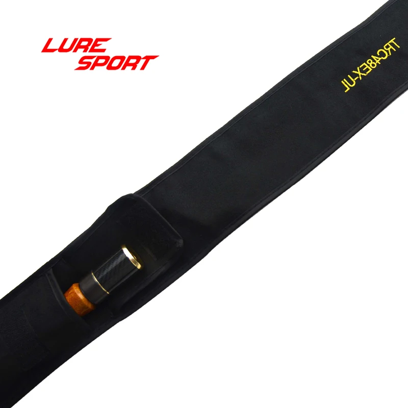 

LureSport 2 шт. сумка для удочки 1,27 м замшевая ткань крючок и петля дизайн сумка для удочки