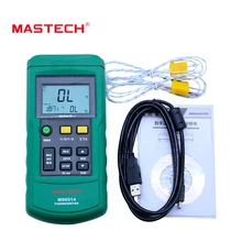 MASTECH MS6514 Dual Channel font b Digital b font font b Thermometer b font Temperature Logger