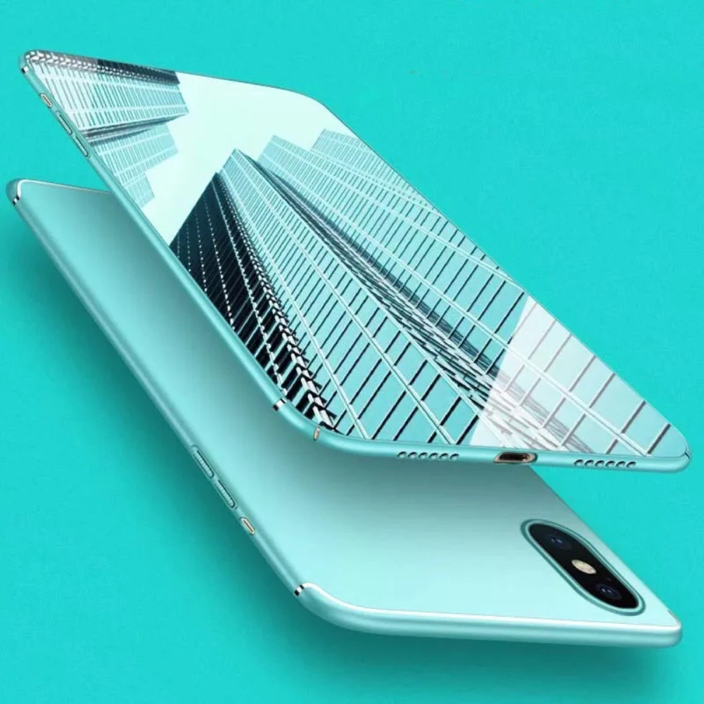 Жесткий ПК матовый чехол для iPhone X/XS/XR/XS MAX ультратонкий гладкий Чехол Fundas