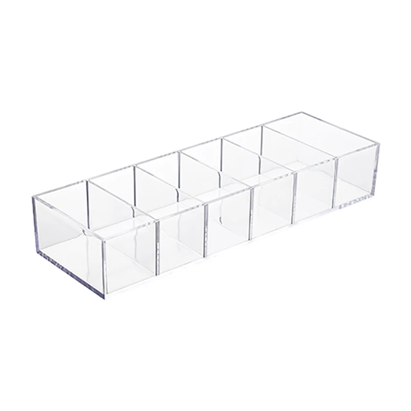 

6 Grids Detachable Cosmetic Storage Box Teenage Desktop Lipstick Brush Makeup Rack Articles Container Sundries Organizer