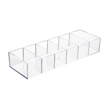 6 Grids Detachable Cosmetic Storage Box Teenage Desktop Lipstick Brush Makeup Rack Articles Container Sundries Organizer