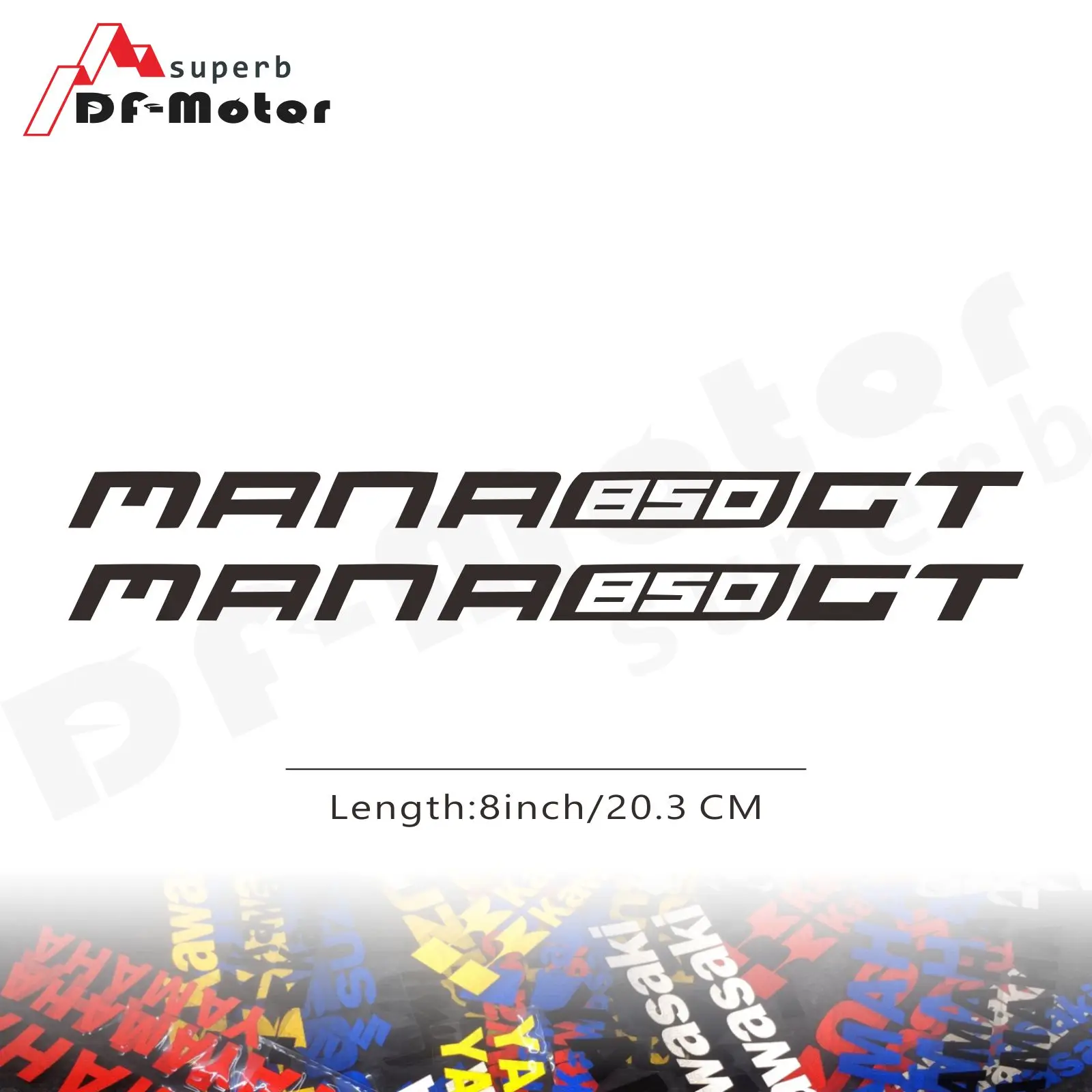 

8Inch Reflective Sticker Decal Motorcycle Car Sticker Wheels Fairing Helmet Sticker Decal For Aprilia MANA 850GT