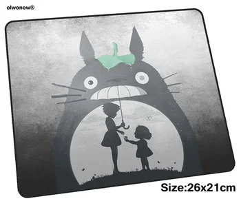 

Totoro mousepad 26x21cm gaming mouse pad big gamer mat Birthday present game computer desk padmouse Customized play mats