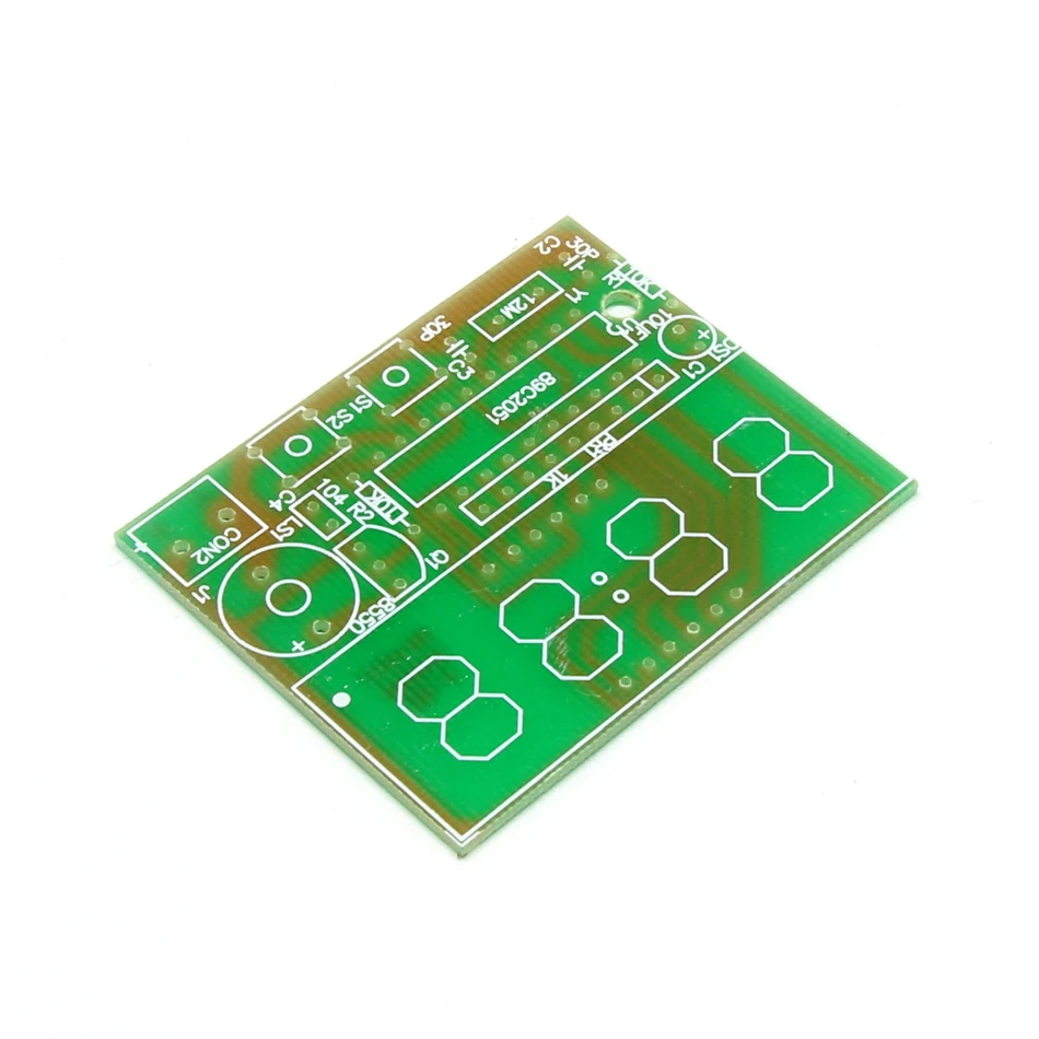 AT89C2051 цифровой 4 биты электронные часы производственный комплект DIY