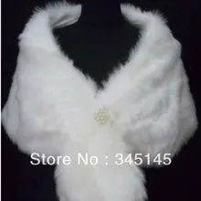 Новое модное свадебное платье из искусственного меха цвета слоновой кости, свадебная накидка/жакет/шаль/накидка/Палантин/Болеро/пальто