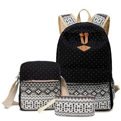 Рюкзак женский с принтом корейский стиль 3 шт.|school bags for teenagers|women school bagbags teenagers |