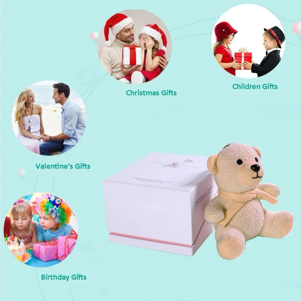 YiJee милый медведь Bluetooth динамик прекрасная игрушка портативный беспроводной динамик детский подарок на день рождения Рождественский подарок открытый динамик