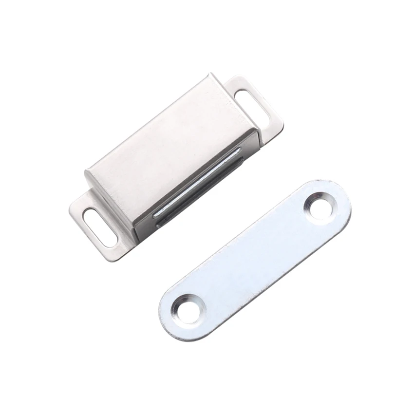 Stainless Steel Magnetic Door Catch, Heavy Duty Magnet Latch Cabinet Catches for Cabinets Shutter Closet Furniture Door