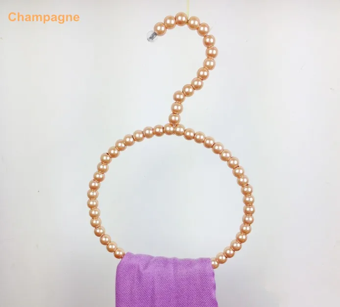 [ ] стиль жемчужина шарф кольцо, красивый Бусины вешалка, 4 цвета(10 шт./лот