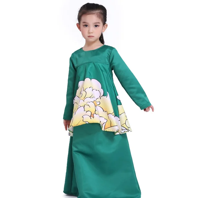 dress for girl baby clothes muslim baby girl dress new year clothes